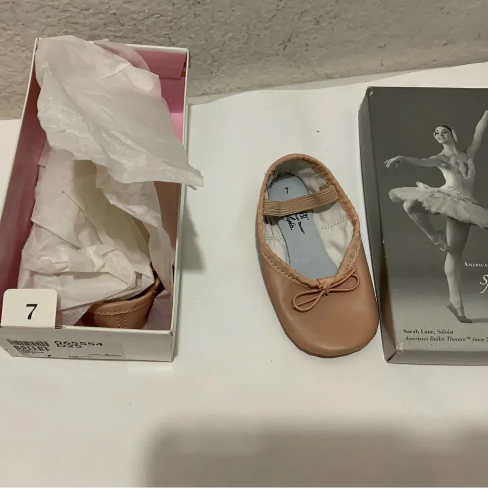 NEW ABT American Ballet Theatre SPOTLIGHTS BALLET SHOES SIZE 7 PINK LEATHER